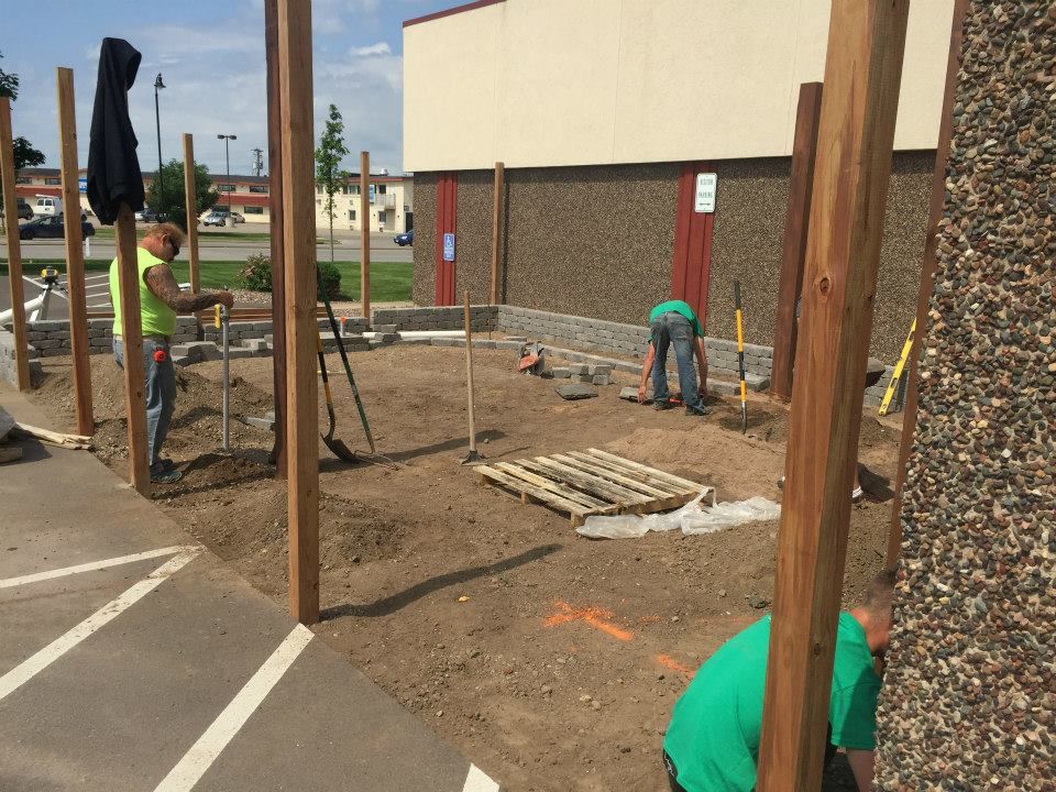 Getting ready for construction.