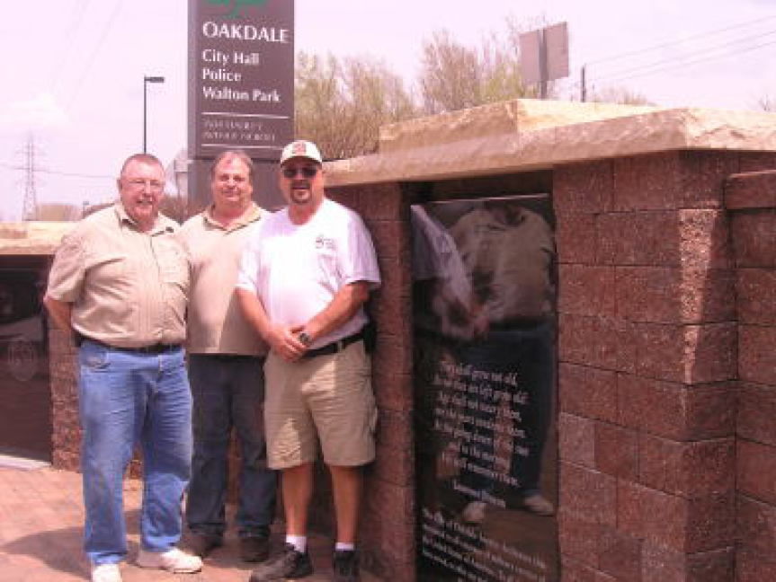Oakdale city officials and veterans were instrumental in the project.